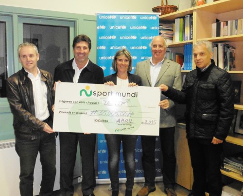 Sport Mundi apoya a Unicef Comité País Vasco