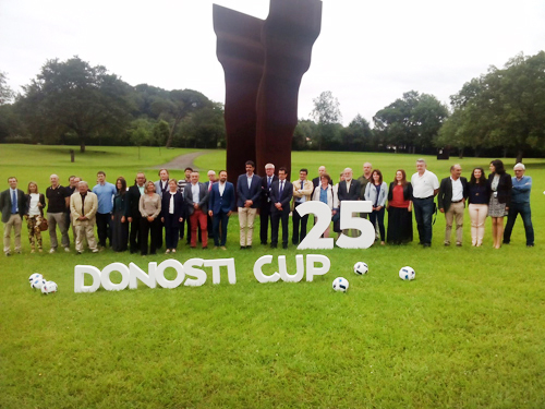 Presentación de la Donosti Cup 2016 en Chillida Leku
