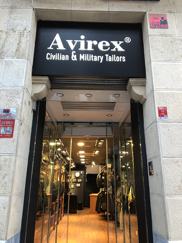 tienda sde Avirex en San Sebastian